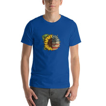 Load image into Gallery viewer, sunflower american flag pattern