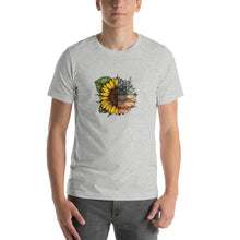 Load image into Gallery viewer, sunflower american flag pattern
