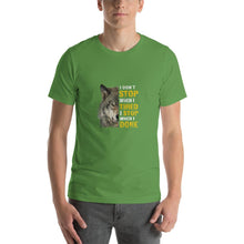 Load image into Gallery viewer, Wolf image, i don't stop when i tired
